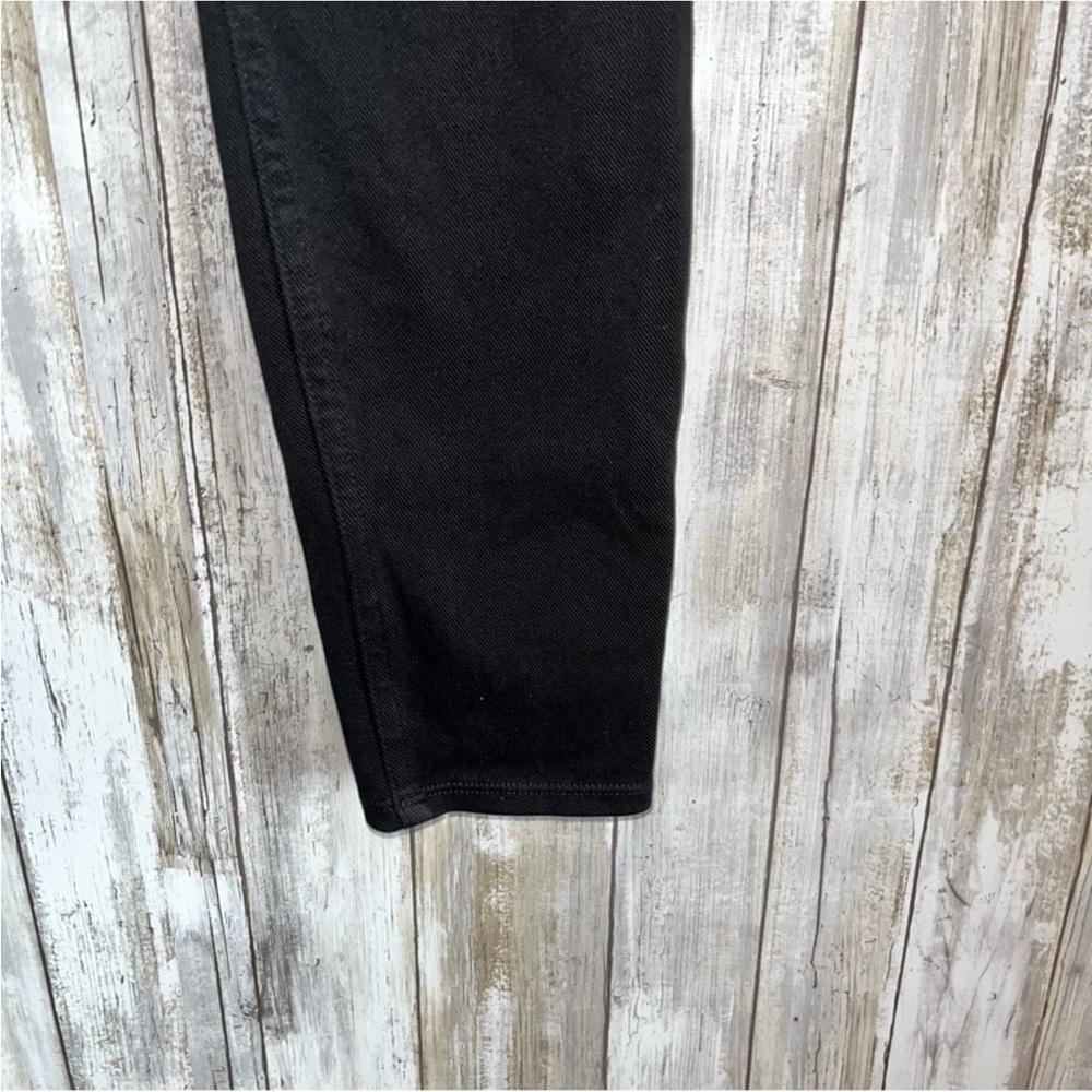 Spanx Black Faux Jeans With Back Pockets - Picture 3 of 5